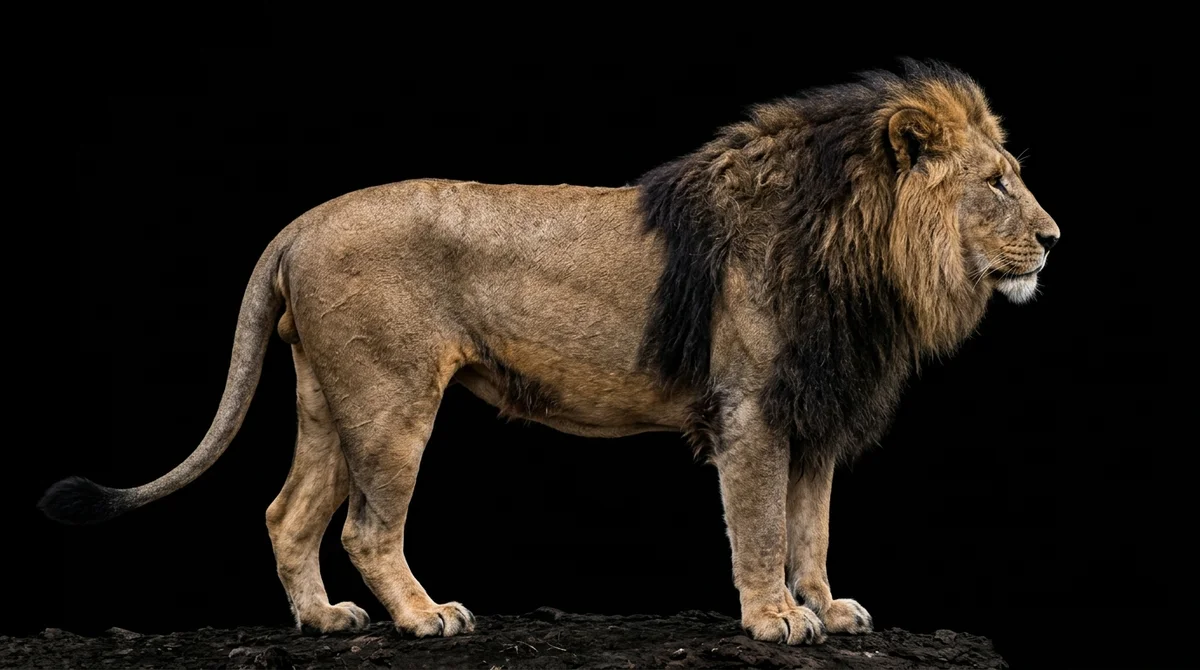 African Lion full body
